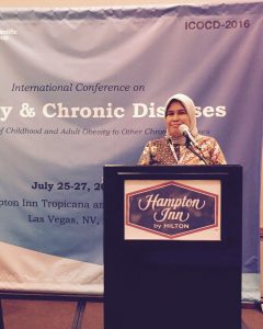 Chairman is Invited as the Speaker on Int Conf Obesity & Chronic Disease, LV, Nevada, USA July 25-27, 2016