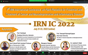 Ketua Pusat Studi Smonagenes Universitas Brawijaya, Prof. Fatchiyah, M.Kes., PhD sebagai Keynote Speaker dalam 1st International Rice Network (IRN) International Conference 2022